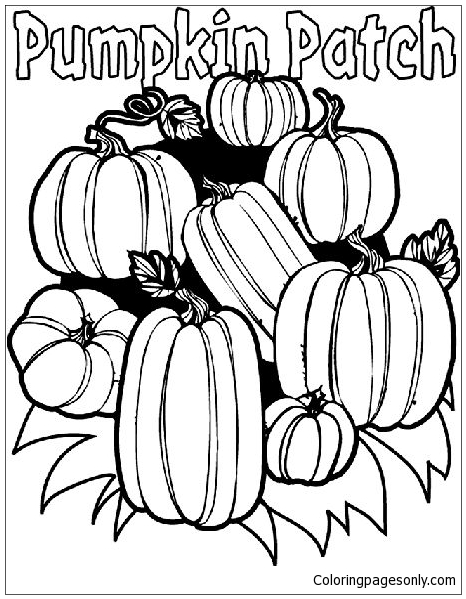 130+ Pumpkin Adult Coloring Pages: Fall in Love with These Designs 41