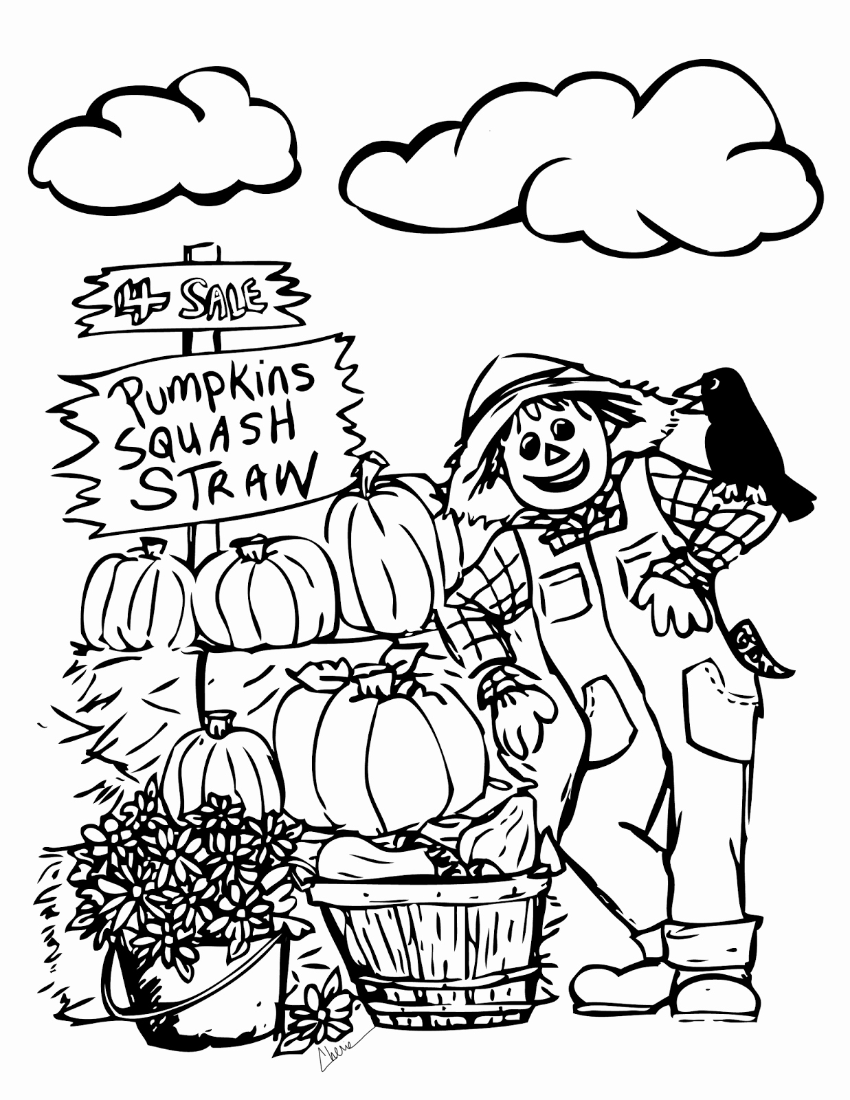 130+ Pumpkin Adult Coloring Pages: Fall in Love with These Designs 66