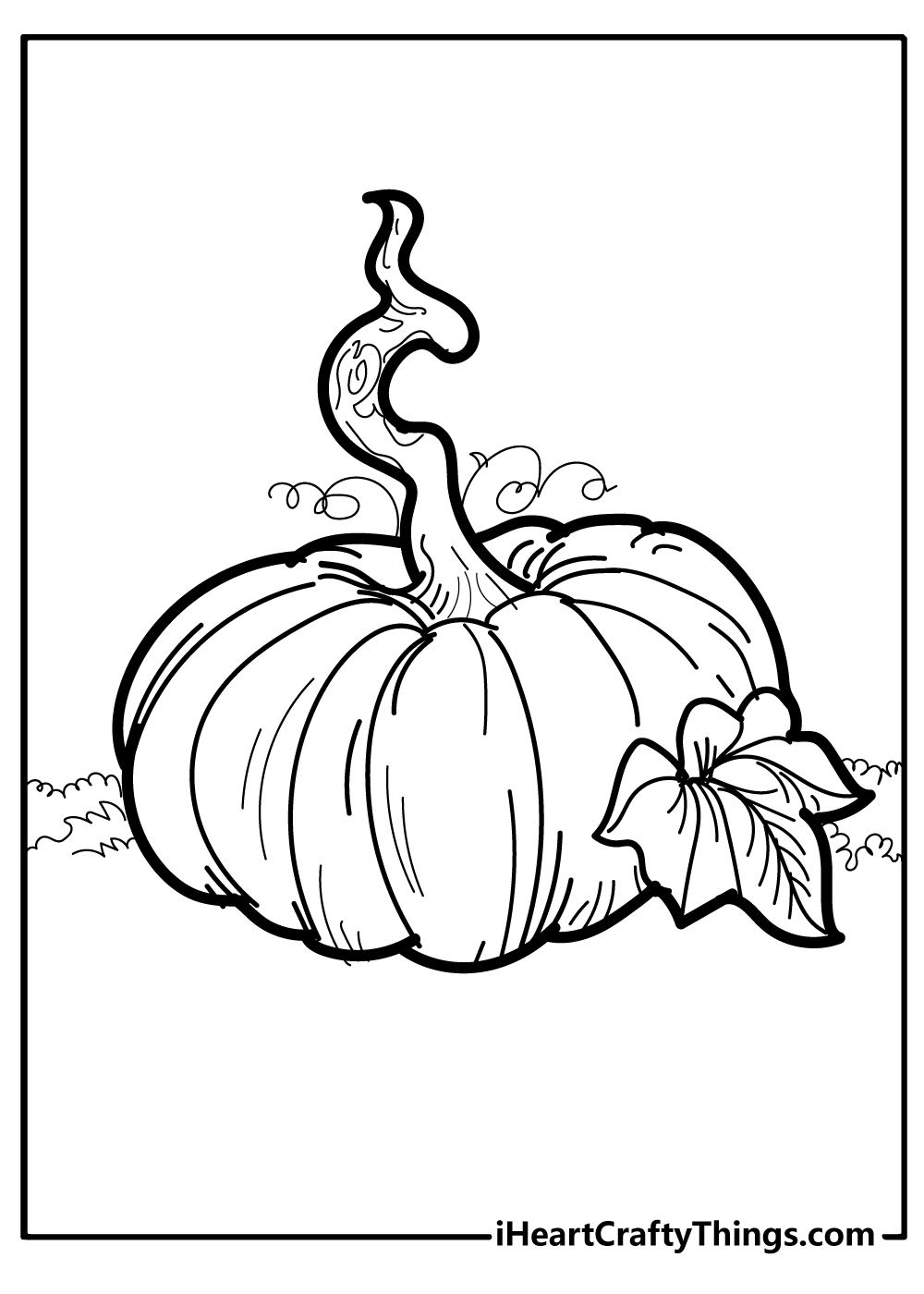 130+ Pumpkin Adult Coloring Pages: Fall in Love with These Designs 69