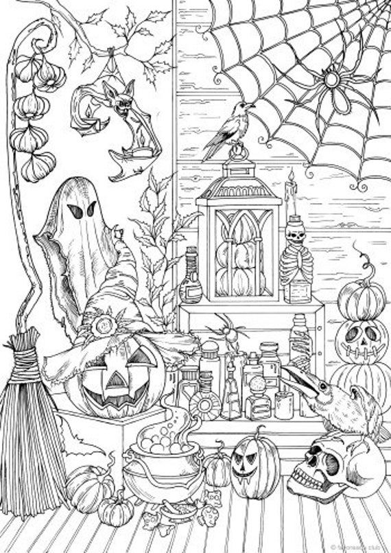 130+ Pumpkin Adult Coloring Pages: Fall in Love with These Designs 74