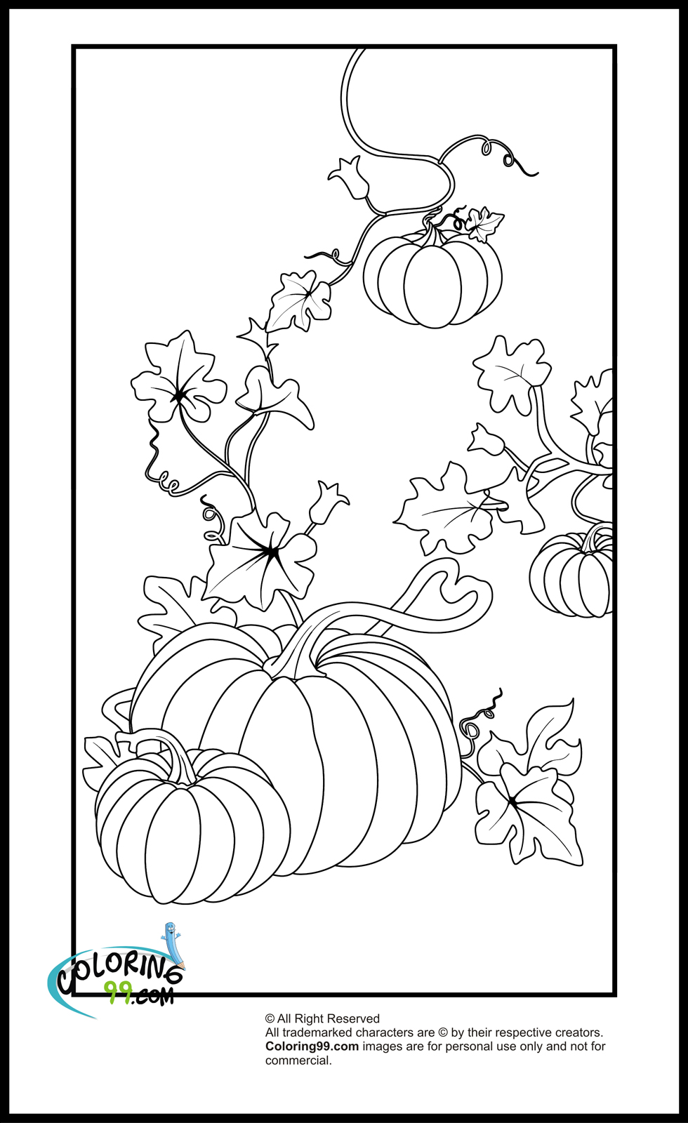 130+ Pumpkin Adult Coloring Pages: Fall in Love with These Designs 85