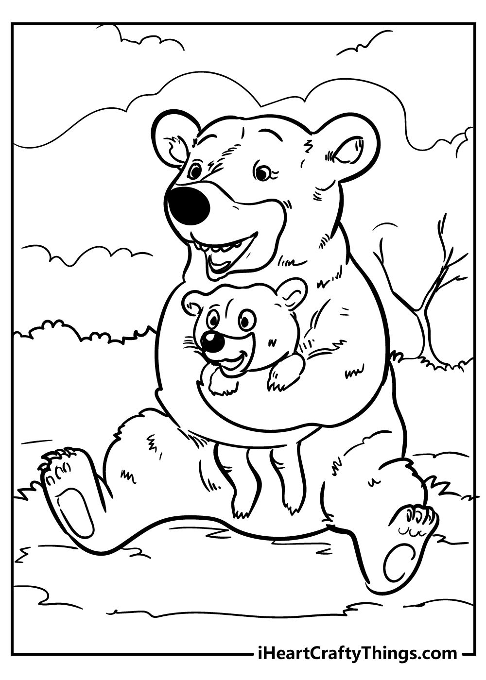 200 Little Bear Coloring Pages 100