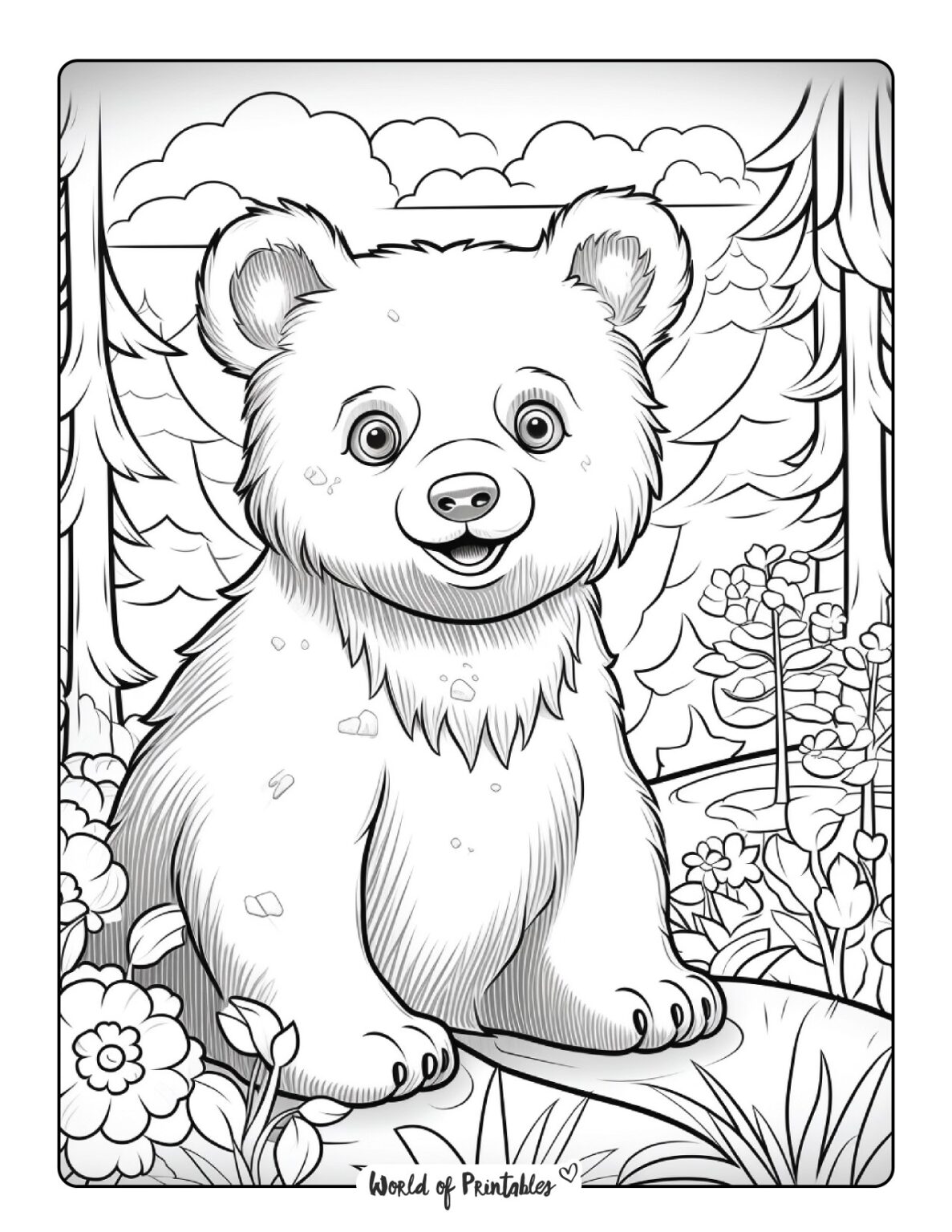 200 Little Bear Coloring Pages 105