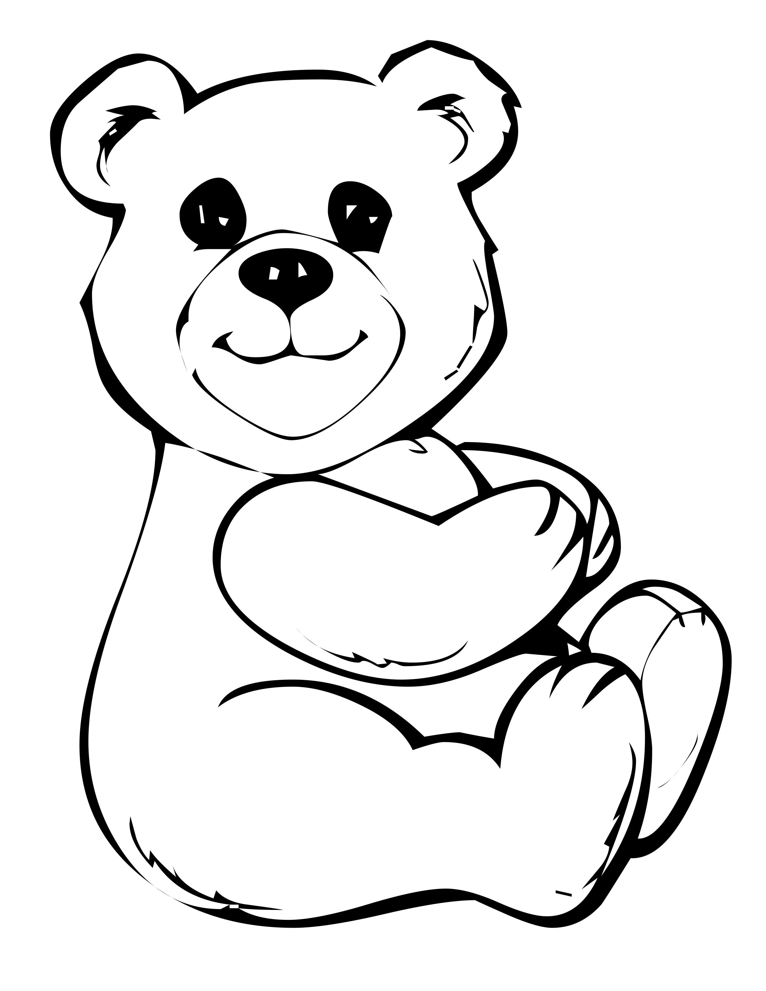 200 Little Bear Coloring Pages 112