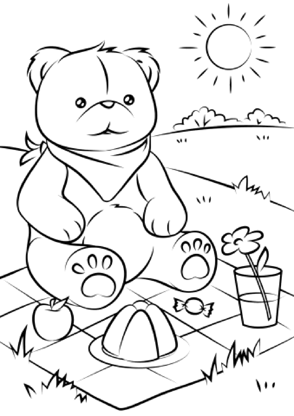 200 Little Bear Coloring Pages 114