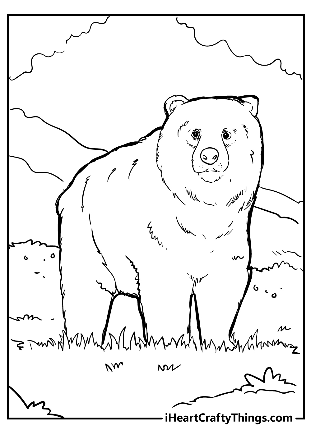 200 Little Bear Coloring Pages 125