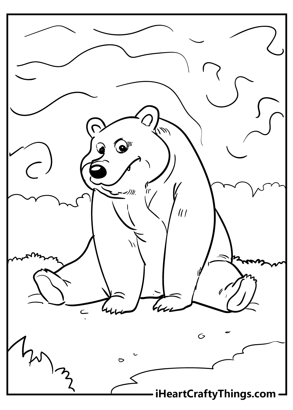 200 Little Bear Coloring Pages 139