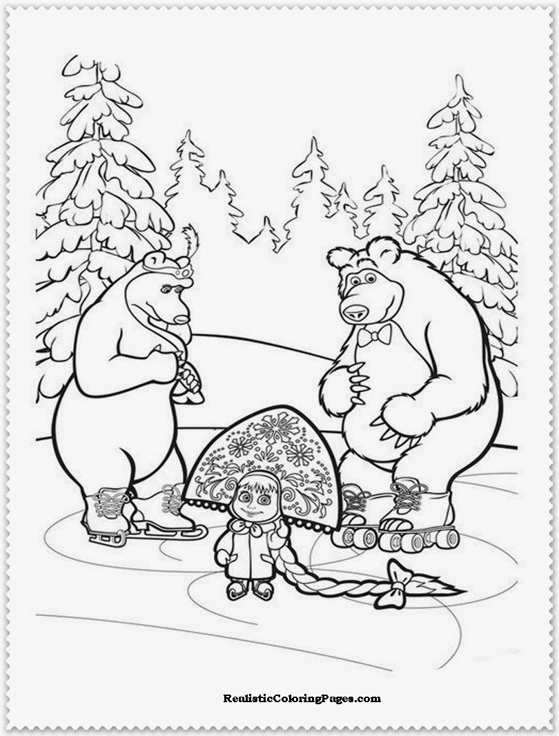 200 Little Bear Coloring Pages 2