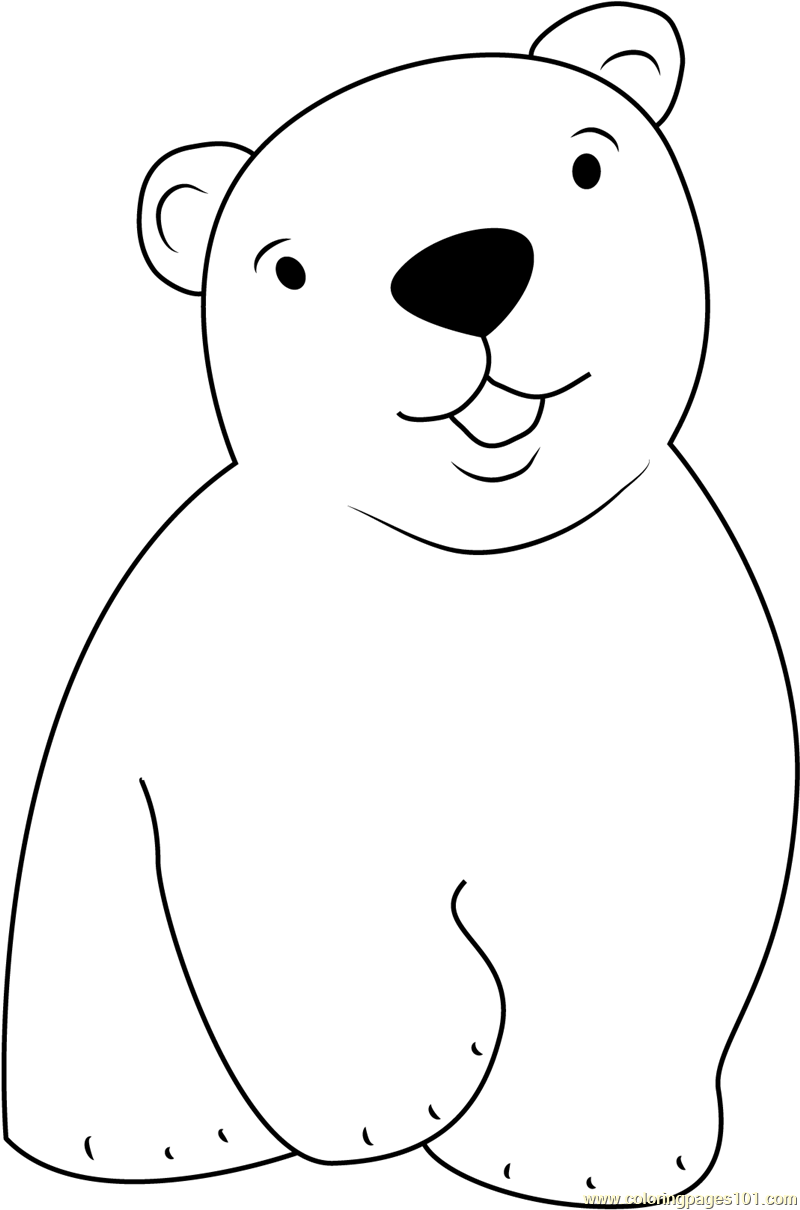 200 Little Bear Coloring Pages 24