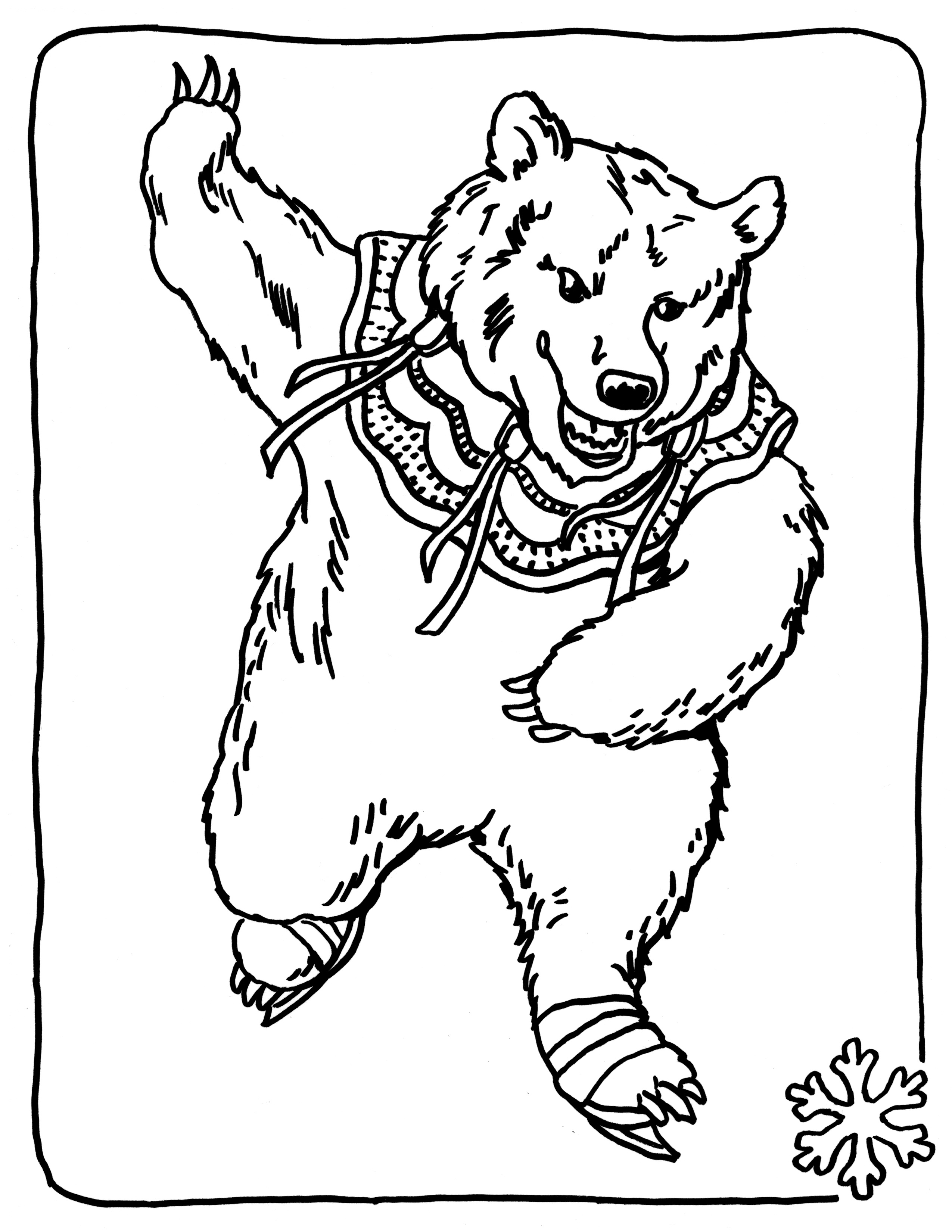 200 Little Bear Coloring Pages 31