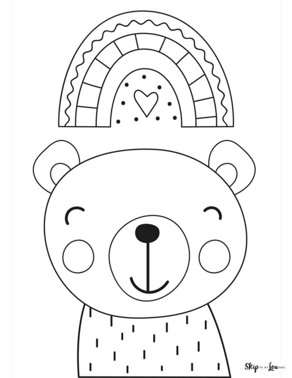 200 Little Bear Coloring Pages 51