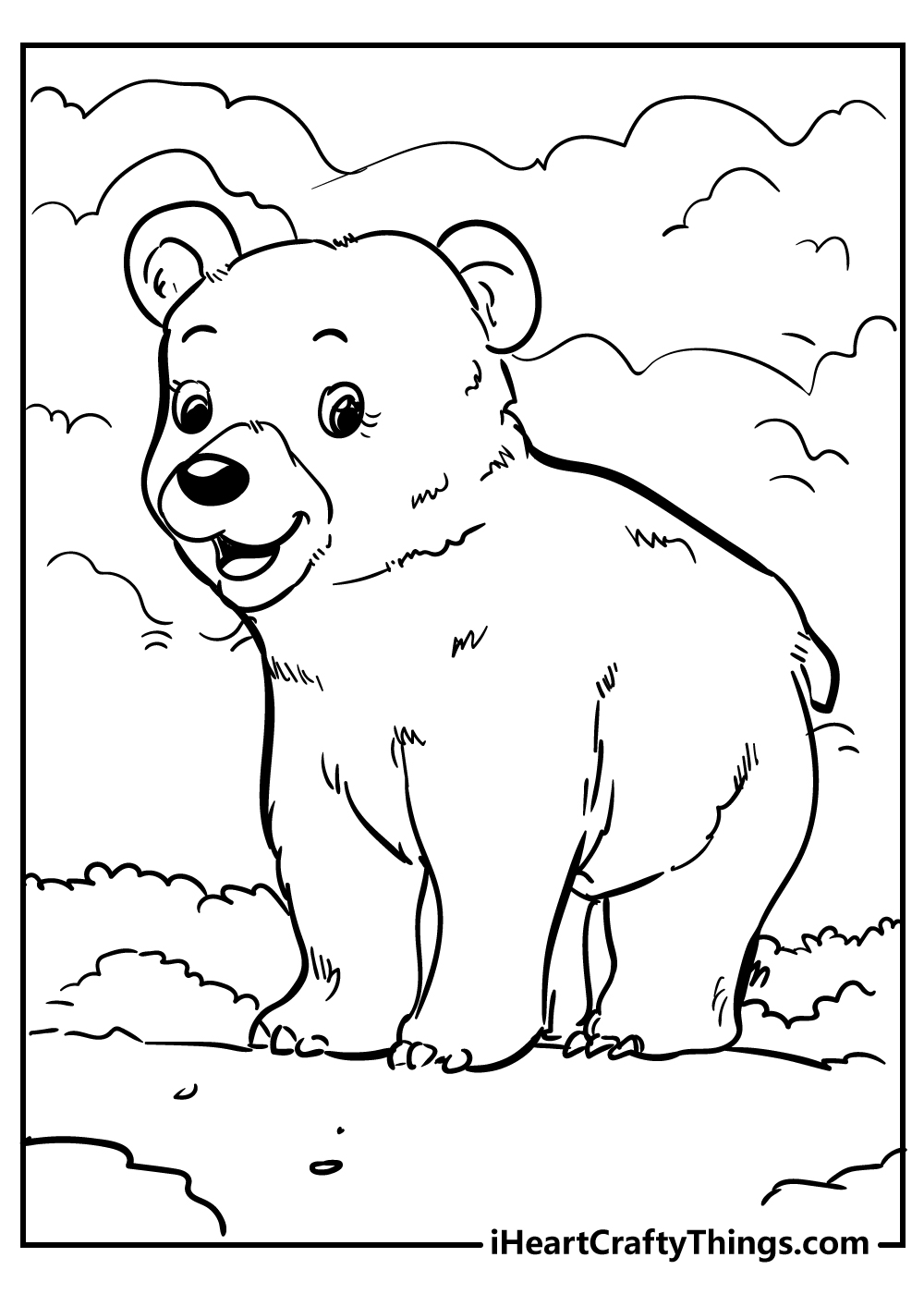 200 Little Bear Coloring Pages 82