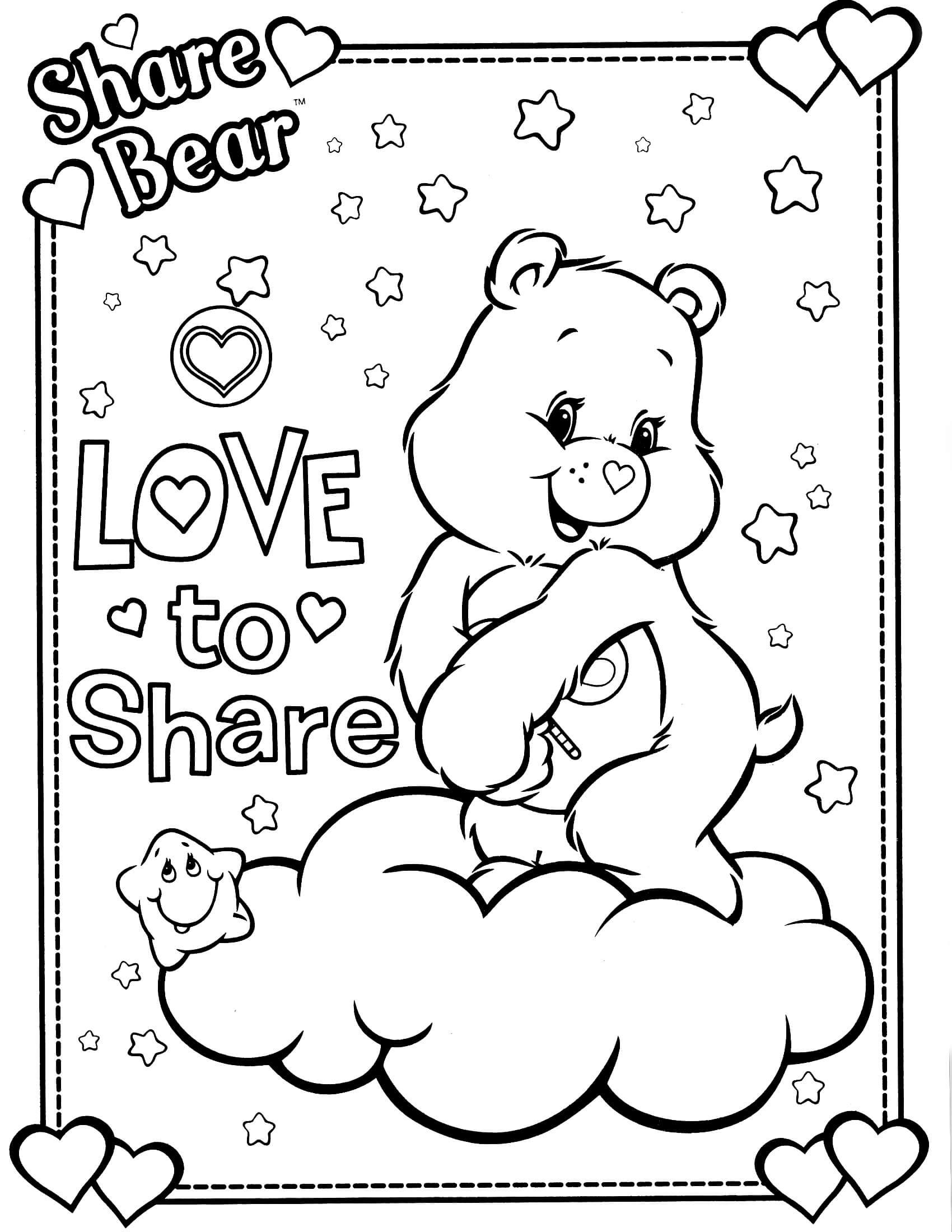 200 Little Bear Coloring Pages 88