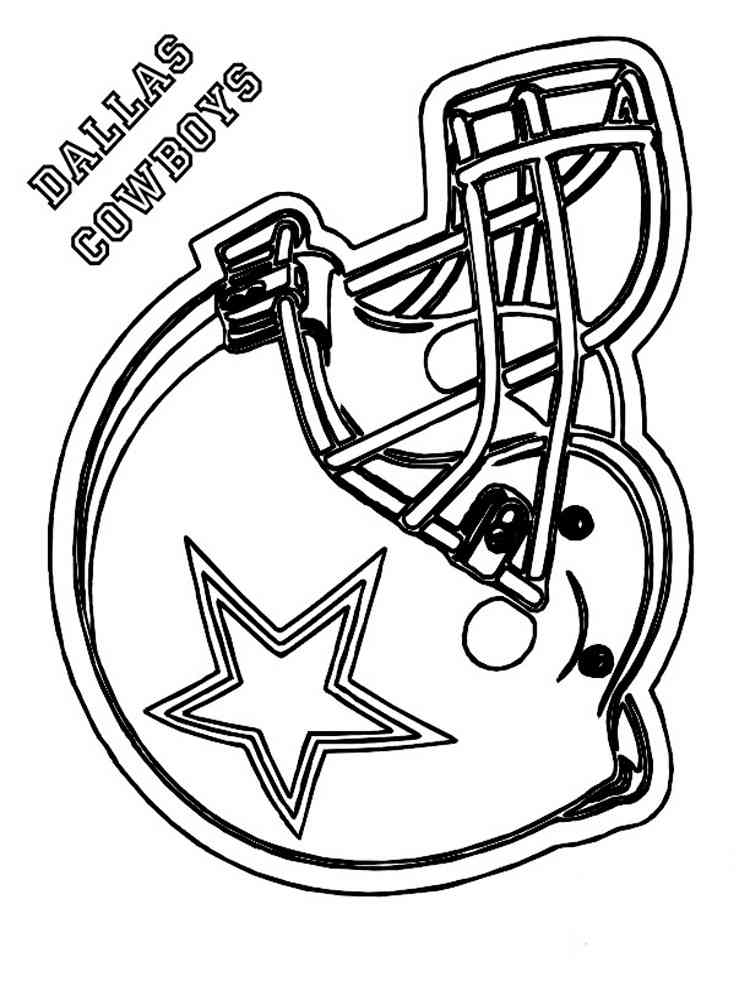 50 Football Helmet Coloring Pages Free Printable 11