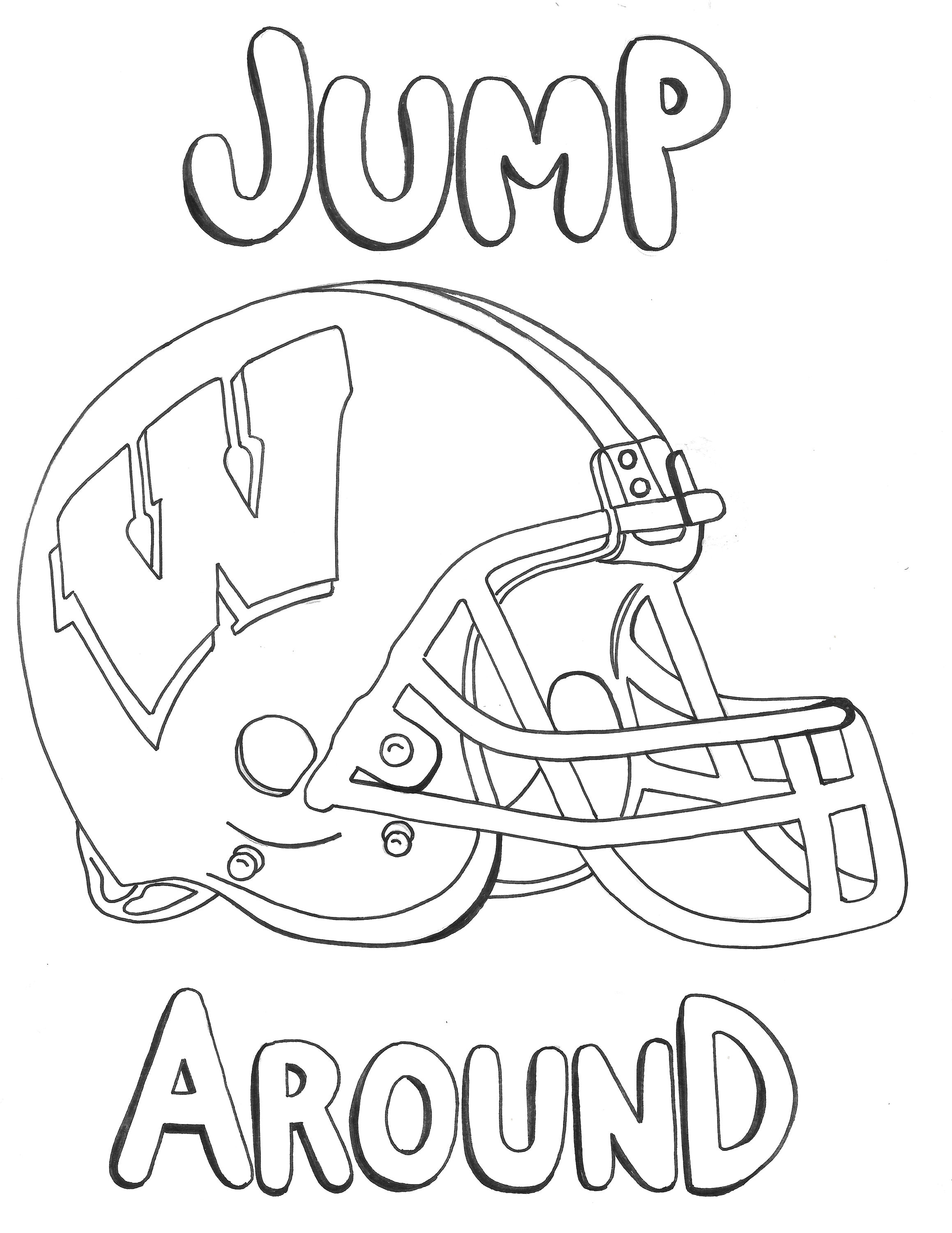 50 Football Helmet Coloring Pages Free Printable 119