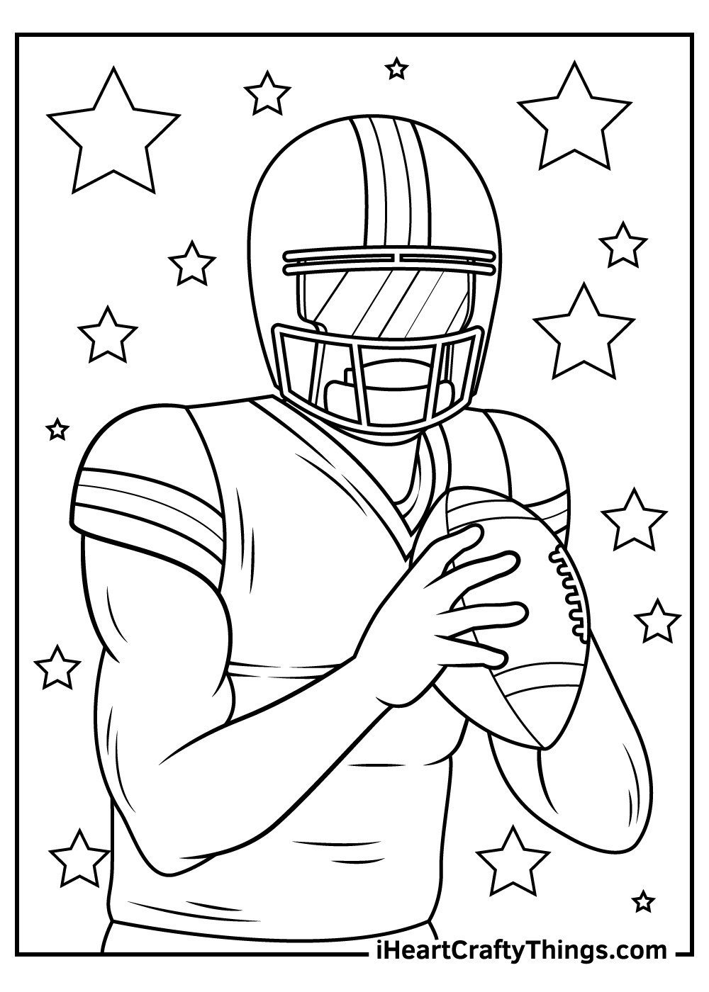 50 Football Helmet Coloring Pages Free Printable 129