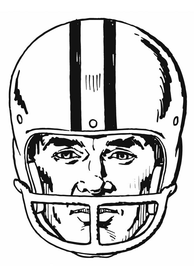 50 Football Helmet Coloring Pages Free Printable 136