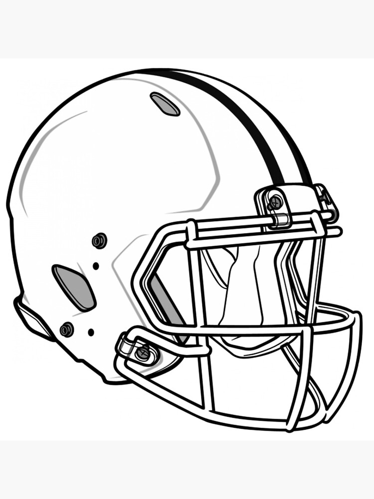 50 Football Helmet Coloring Pages Free Printable 141