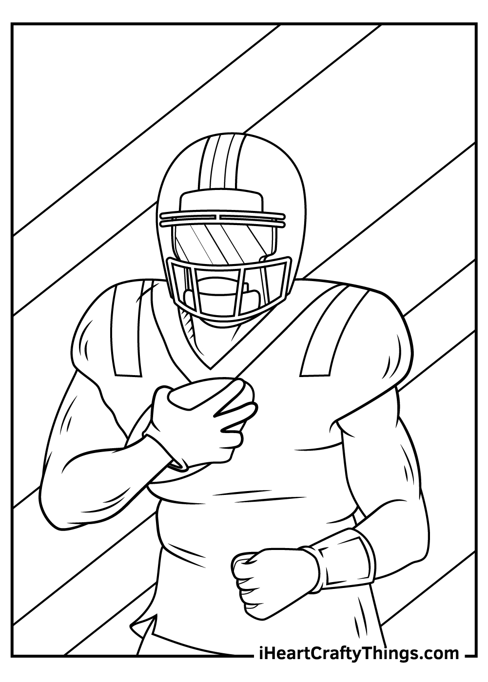 50 Football Helmet Coloring Pages Free Printable 143