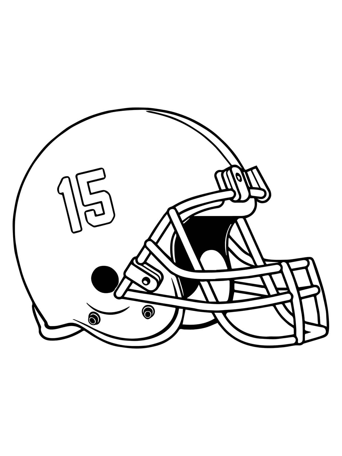 50 Football Helmet Coloring Pages Free Printable 144