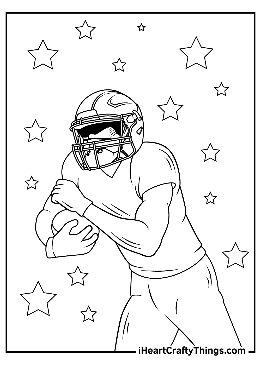 50 Football Helmet Coloring Pages Free Printable 149