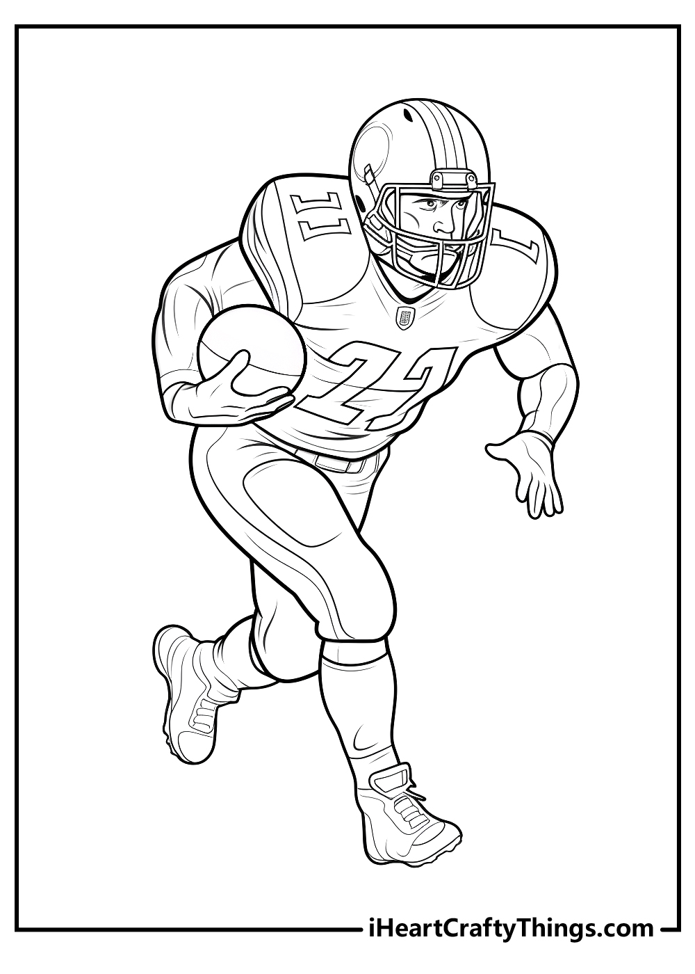 50 Football Helmet Coloring Pages Free Printable 171