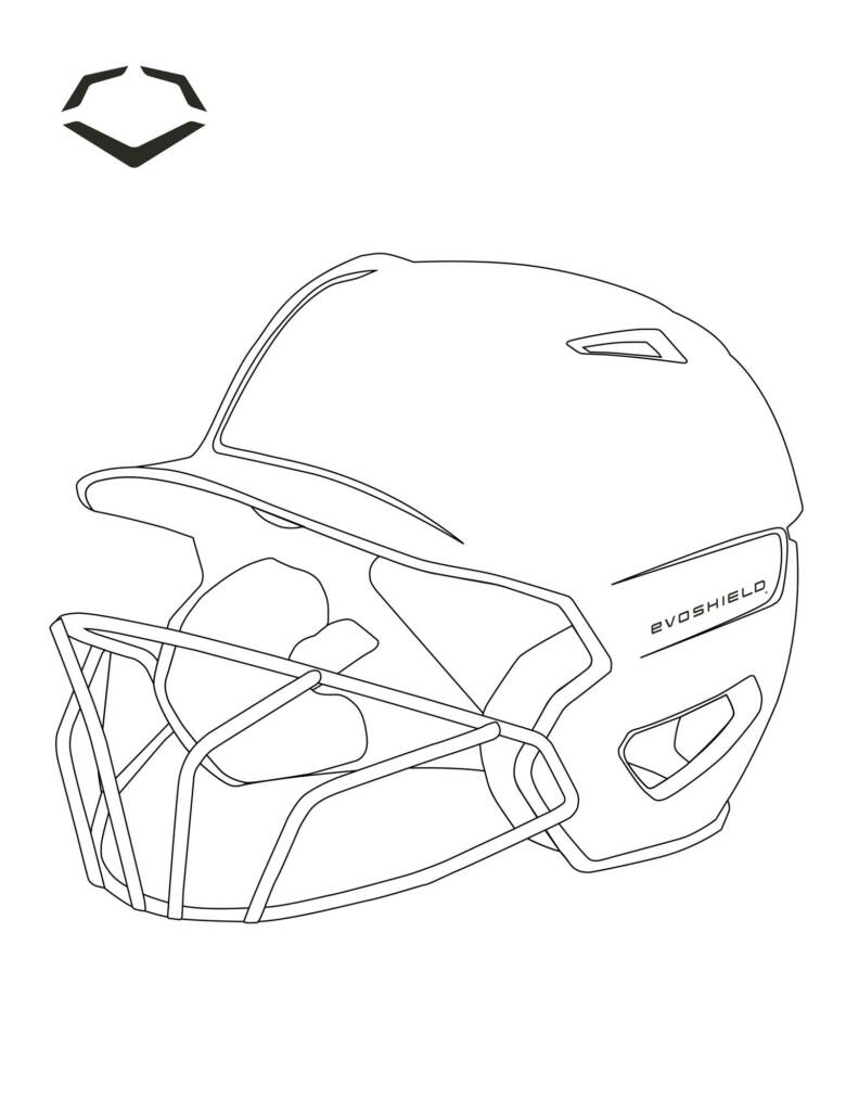 50 Football Helmet Coloring Pages Free Printable 179