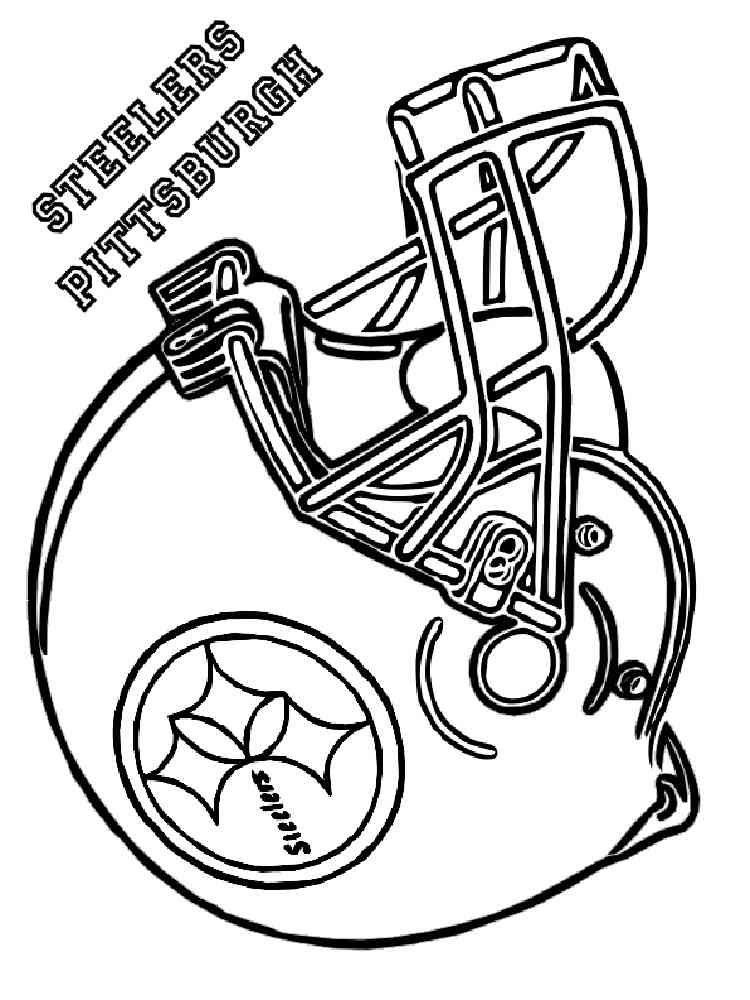 50 Football Helmet Coloring Pages Free Printable 38