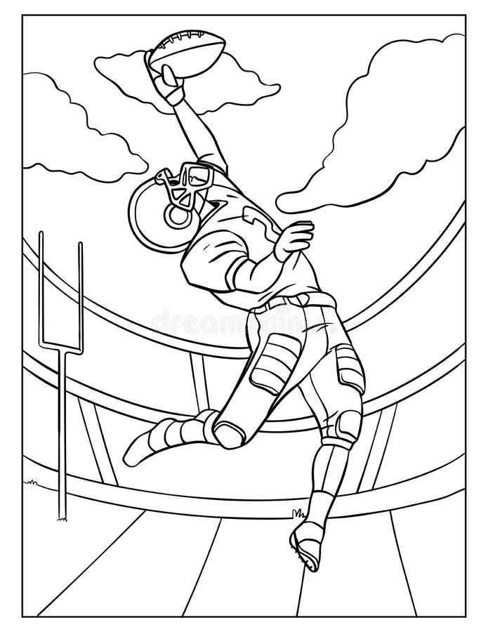 50 Football Helmet Coloring Pages Free Printable 4