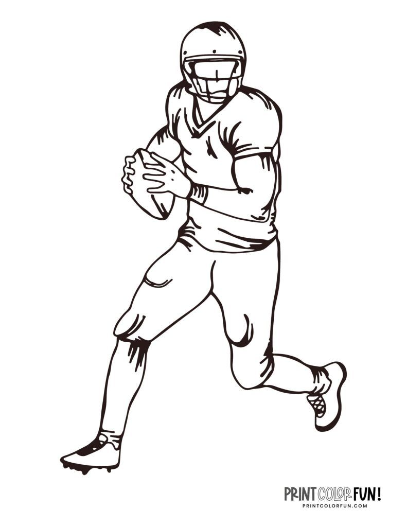 50 Football Helmet Coloring Pages Free Printable 71