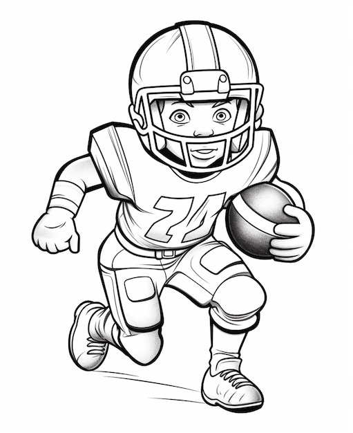 50 Football Helmet Coloring Pages Free Printable 9