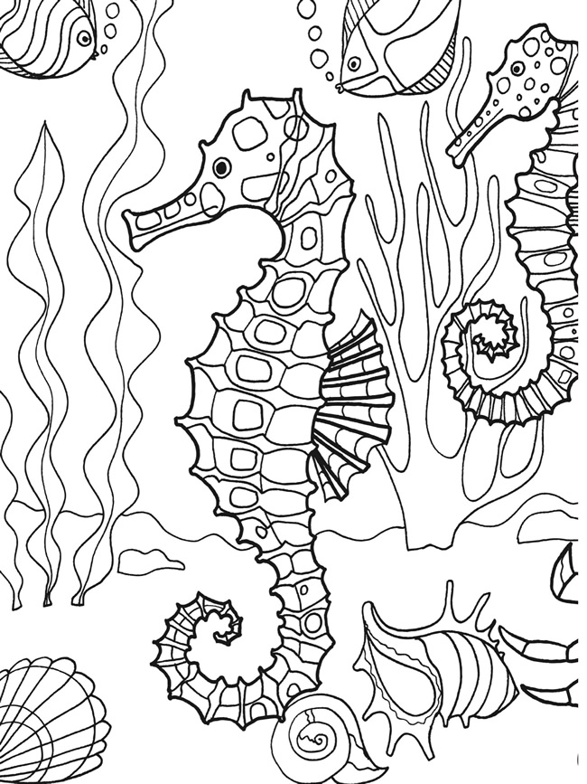 90+ Beach Theme Coloring Pages: Relax and Color by the Shore 100