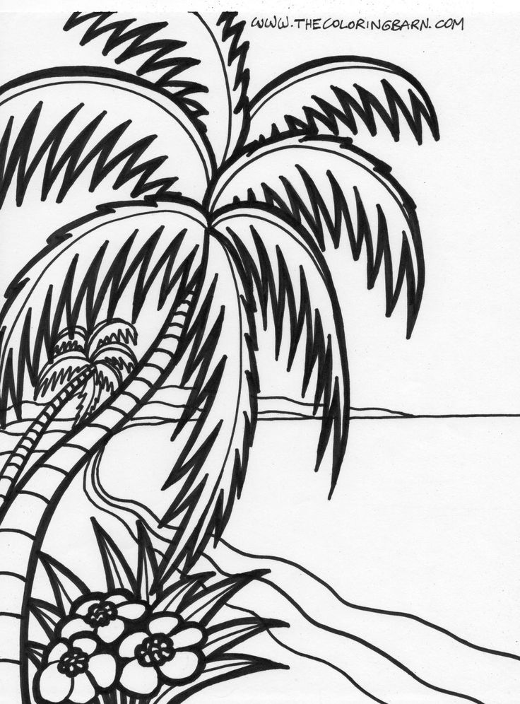 90+ Beach Theme Coloring Pages: Relax and Color by the Shore 103