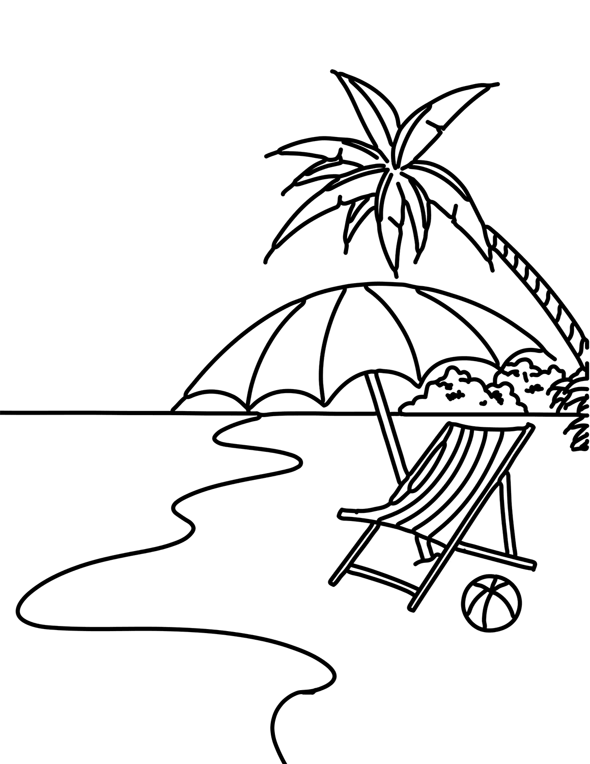 90+ Beach Theme Coloring Pages: Relax and Color by the Shore 15