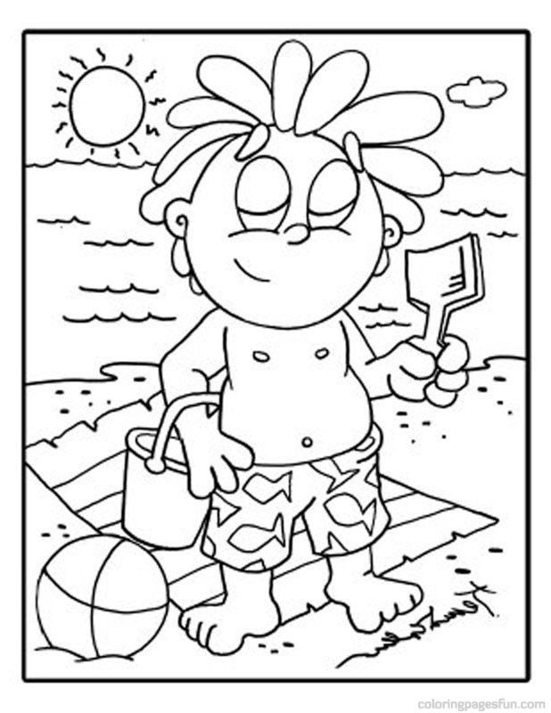 90+ Beach Theme Coloring Pages: Relax and Color by the Shore 39