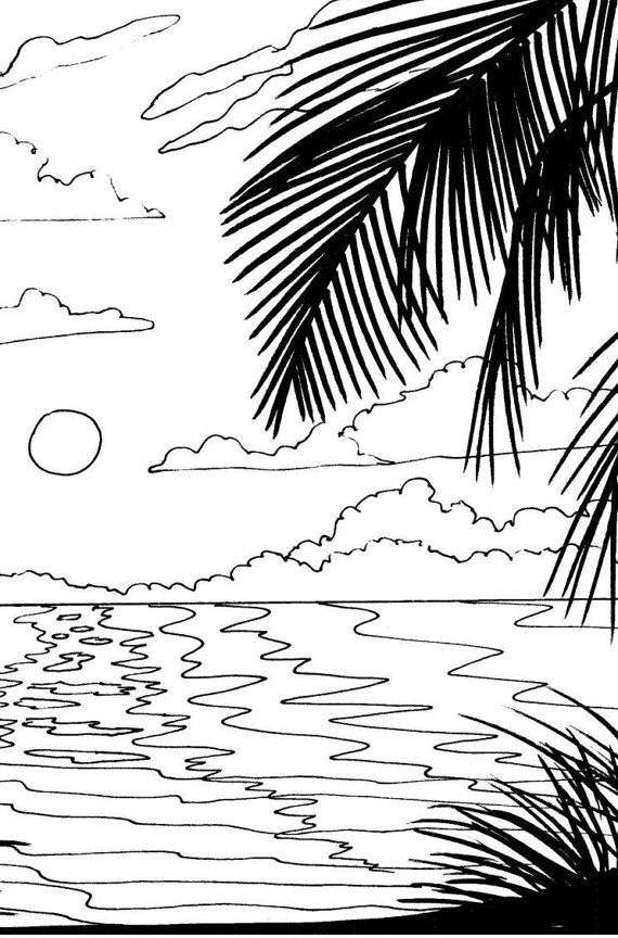 90+ Beach Theme Coloring Pages: Relax and Color by the Shore 49