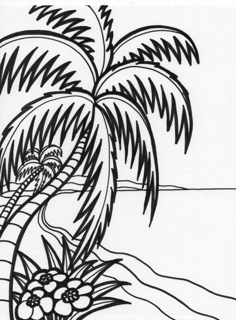 90+ Beach Theme Coloring Pages: Relax and Color by the Shore 6