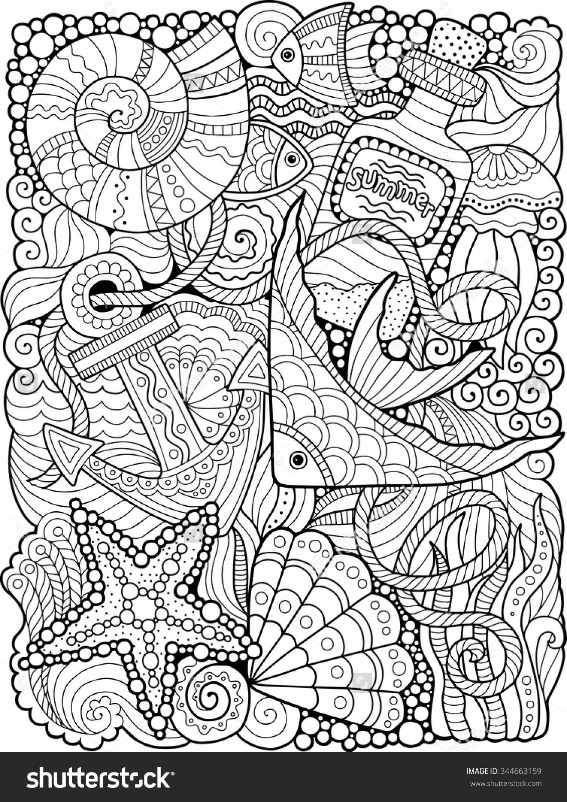 90+ Beach Theme Coloring Pages: Relax and Color by the Shore 62