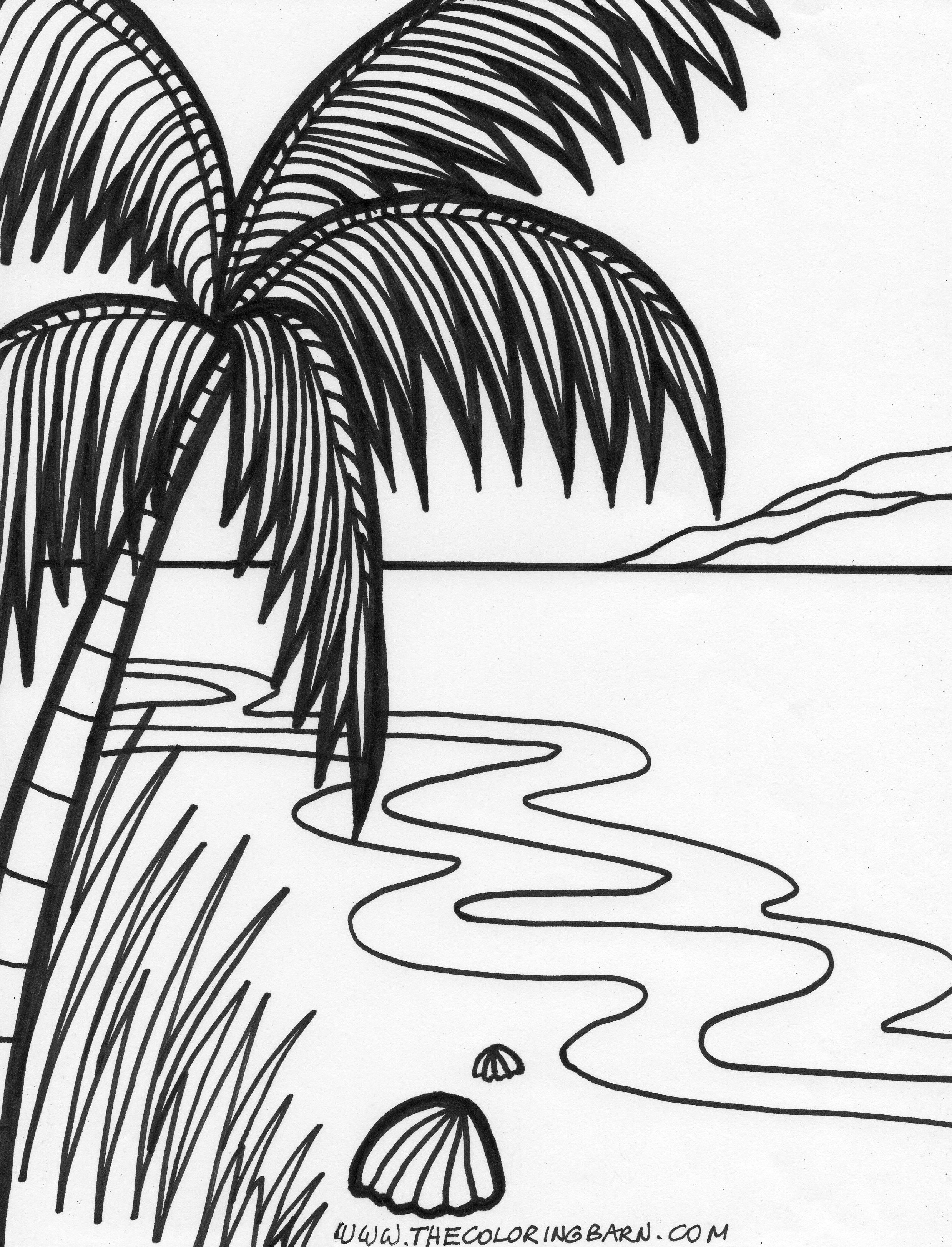 90+ Beach Theme Coloring Pages: Relax and Color by the Shore 65