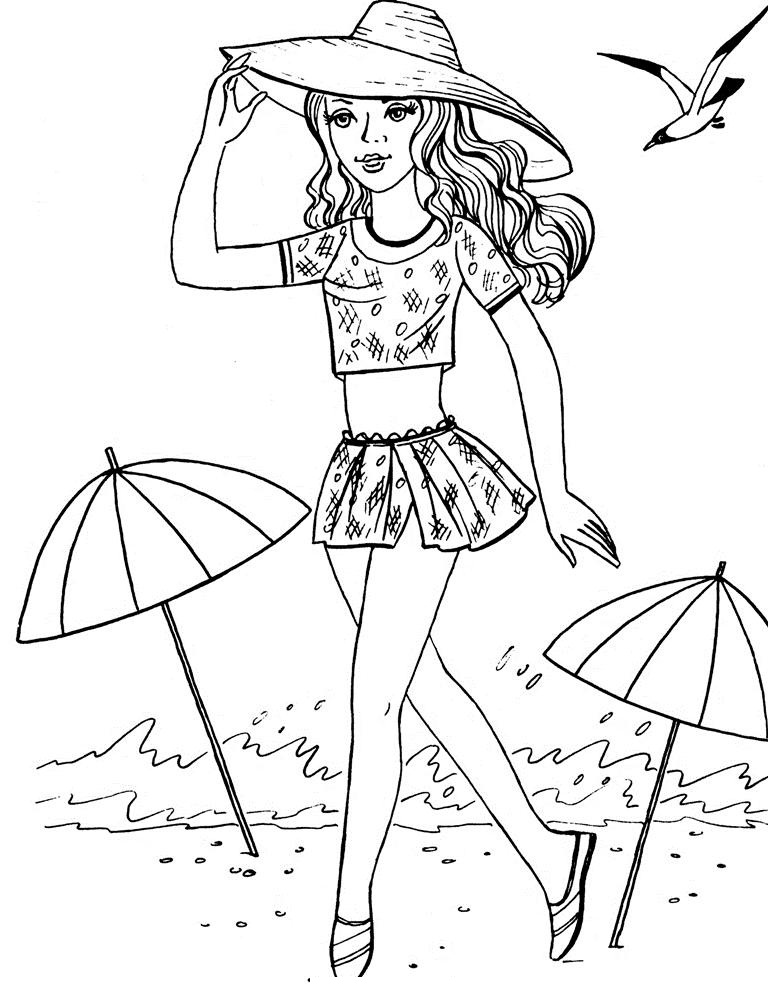 90+ Beach Theme Coloring Pages: Relax and Color by the Shore 74