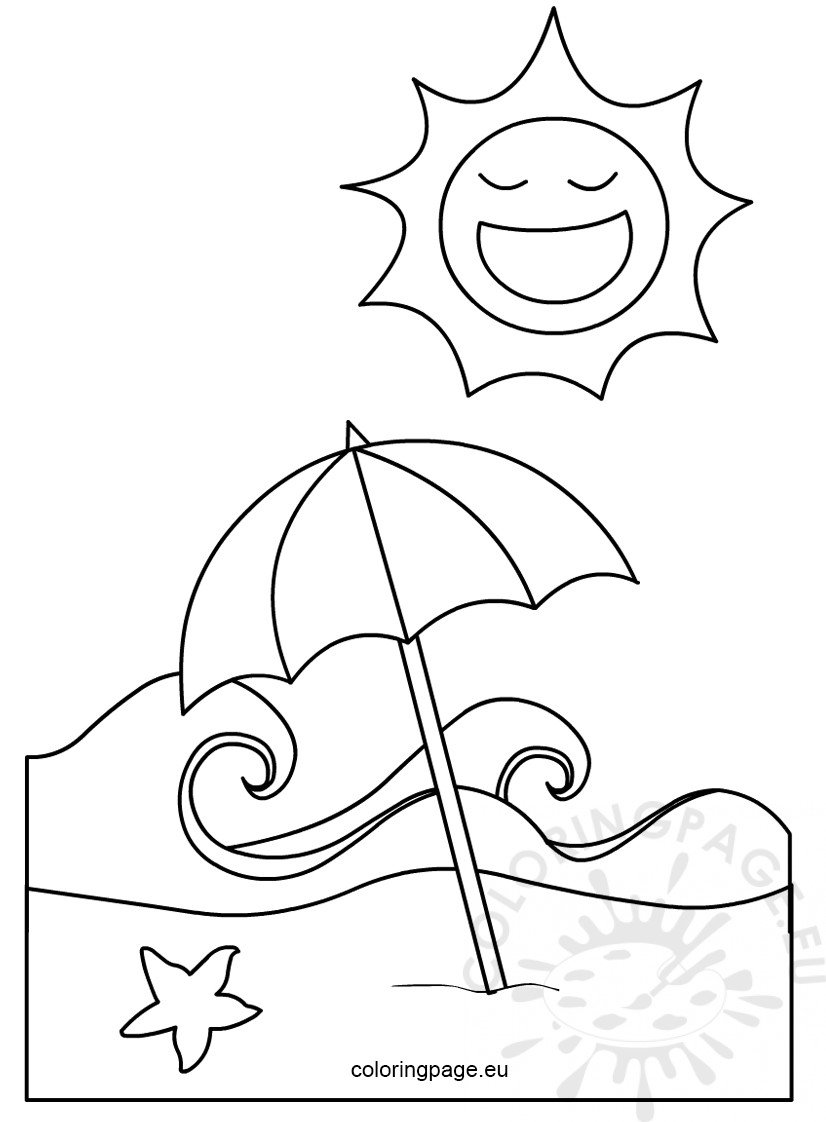 90+ Beach Theme Coloring Pages: Relax and Color by the Shore 8