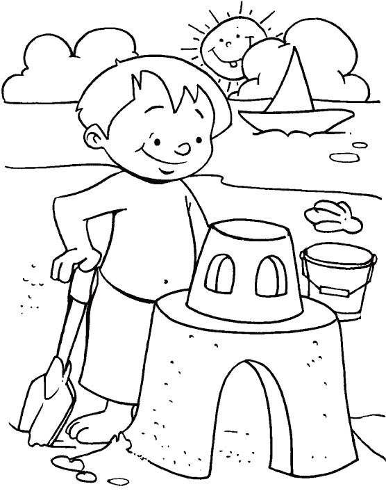 90+ Beach Theme Coloring Pages: Relax and Color by the Shore 90