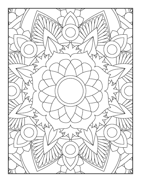 99+ Coloring Pages Mandala Free Printable 105