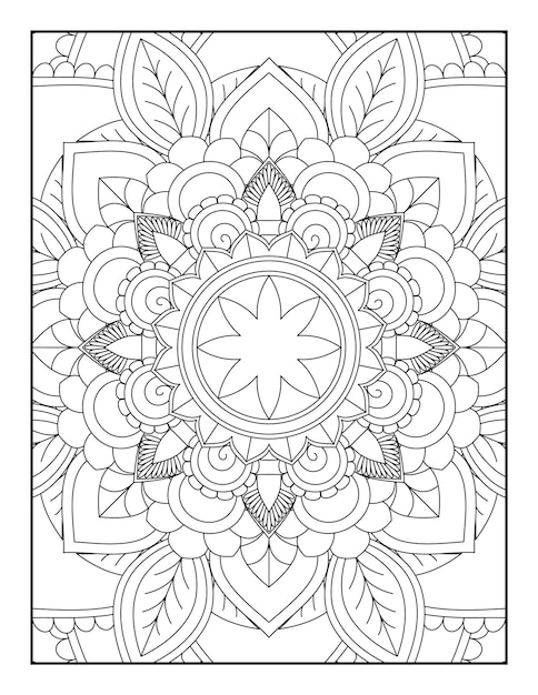 99+ Coloring Pages Mandala Free Printable 106