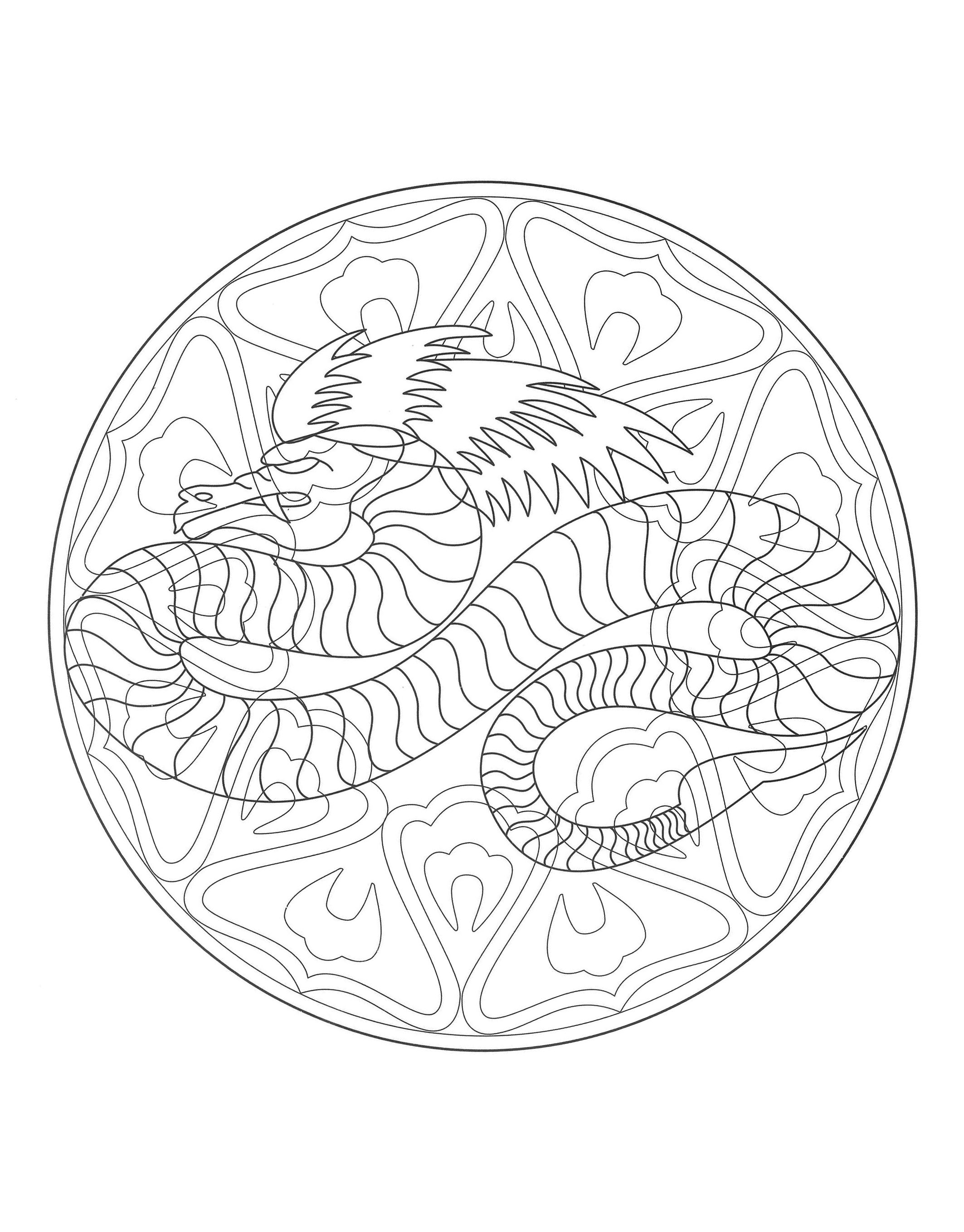 99+ Coloring Pages Mandala Free Printable 114