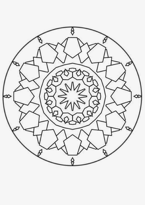 99+ Coloring Pages Mandala Free Printable 115