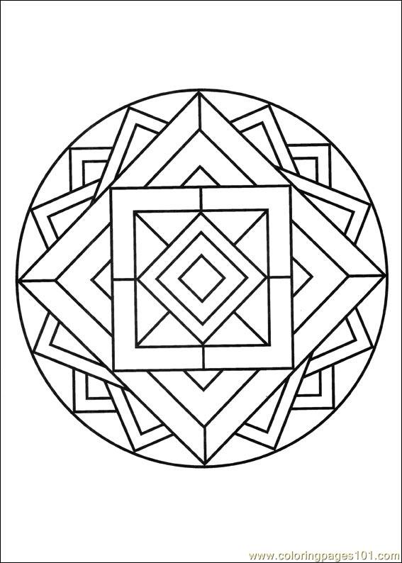 99+ Coloring Pages Mandala Free Printable 116