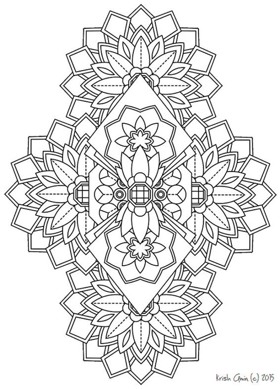 99+ Coloring Pages Mandala Free Printable 130