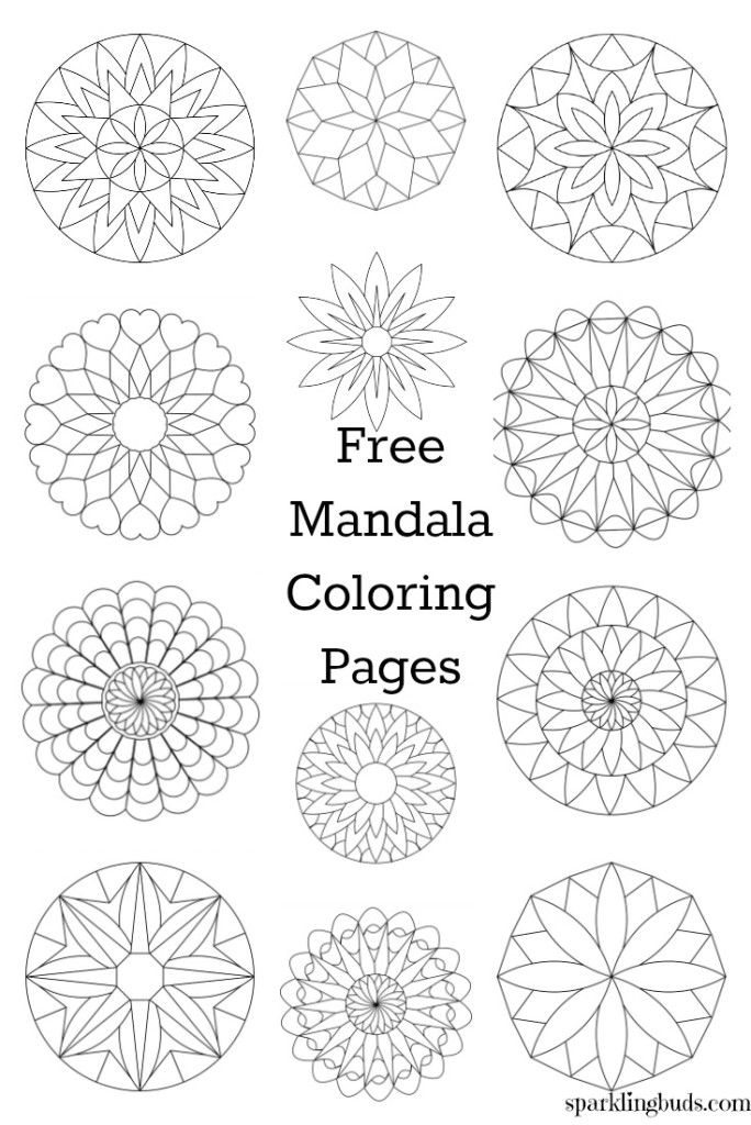 99+ Coloring Pages Mandala Free Printable 149