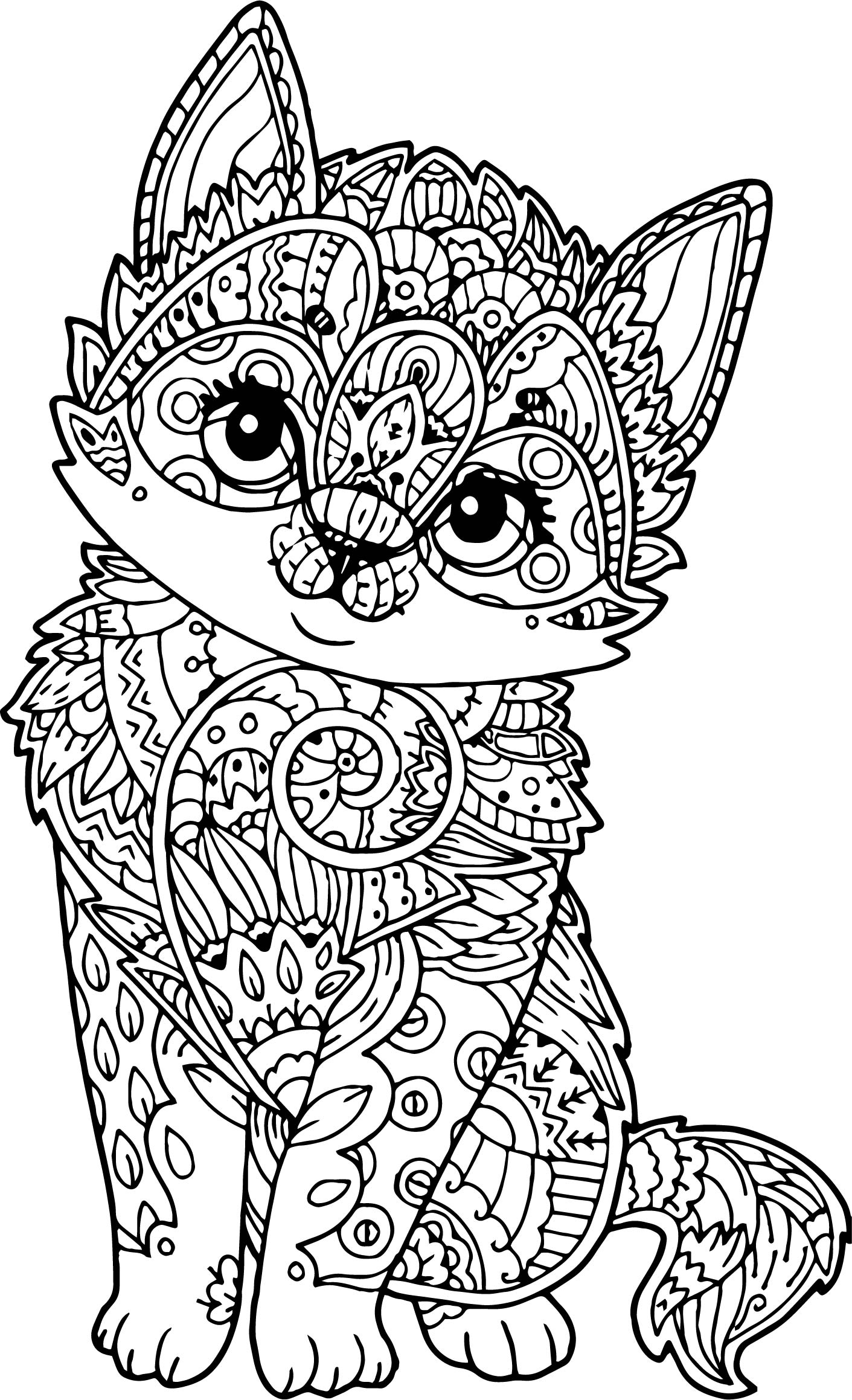 99+ Coloring Pages Mandala Free Printable 15